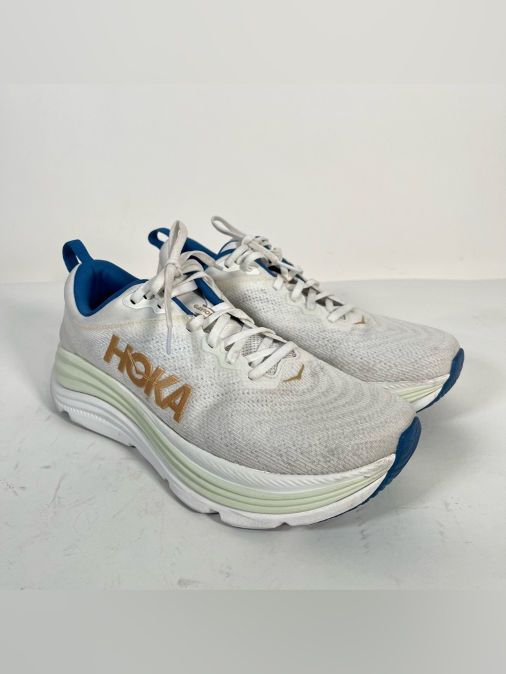 Hoka One One Gaviota 5 Running Shoes Men’s Size 10.5 D Frost Gold